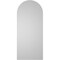 Ekena Millwork Round Top Surface Mount PVC Gable Vent w/ 2"W x 1-1/2"P Brickmould Frame, 14"W x 32"H GVPRT14X3202SN - alternate 2